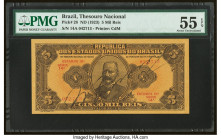 Brazil Thesouro Nacional 5 Mil Reis ND (1923) Pick 28 PMG About Uncirculated 55 EPQ. 

HID09801242017

© 2022 Heritage Auctions | All Rights Reserved