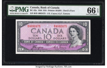 Canada Bank of Canada $10 1954 BC-32a "Devil's Face" PMG Gem Uncirculated 66 EPQ. 

HID09801242017

© 2022 Heritage Auctions | All Rights Reserved
