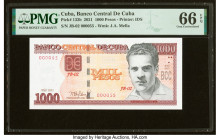 Low Serial Number 55 Cuba Banco Central de Cuba 1000 Pesos 2021 Pick 132b PMG Gem Uncirculated 66 EPQ. 

HID09801242017

© 2022 Heritage Auctions | Al...