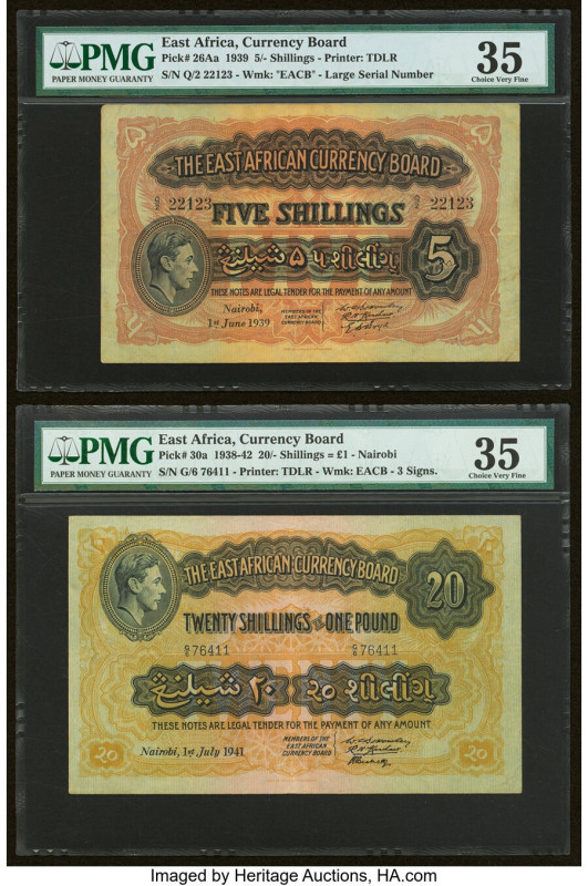 East Africa East African Currency Board 5 Shillings; 20 Shillings = 1 Pound 1.6....