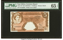 East Africa East African Currency Board 5 Shillings ND (1958-60) Pick 37 PMG Gem Uncirculated 65 EPQ. 

HID09801242017

© 2022 Heritage Auctions | All...