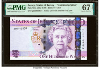 Jersey States of Jersey 100 Pounds 2012 Pick 37a Commemorative PMG Superb Gem Unc 67 EPQ. 

HID09801242017

© 2022 Heritage Auctions | All Rights Rese...