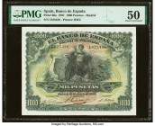 Spain Banco de Espana 1000 Pesetas 15.7.1907 Pick 66a PMG About Uncirculated 50. This example has been repaired. 

HID09801242017

© 2022 Heritage Auc...