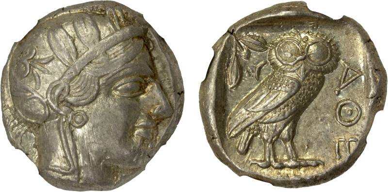 ATTICA: Athens, AR tetradrachm (17.20g), ca. 440-404 BC, S-2526, HGC-4/1597, hel...