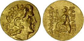 PONTIC KINGDOM: Mithradates VI Eupator, ca. 120-63 BC, AV stater (8.22g), Kallatis, ca. 88-86 BC, HGC-3/1824, AMNG/I-258, issued during the First Mith...