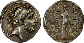 SELEUKID KINGDOM: Antiochos IX Eusebes Philopator (Kyzikenos), 114/3-95 BC, AR tetradrachm (16.36g), perhaps Mopsos, SC-2358b, HGC-9/1228c, diademed h...