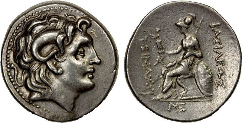 THRACIAN KINGDOM: Lysimachos, 305-281 BC, AR tetradrachm (16.87g), Uncertain min...
