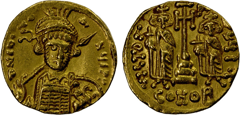 BYZANTINE EMPIRE: Constantine IV Pogonatus, 668-685, AV solidus (4.43g), Constan...