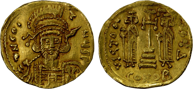 BYZANTINE EMPIRE: Constantine IV Pogonatus, 668-685, AV solidus (4.33g), Constan...