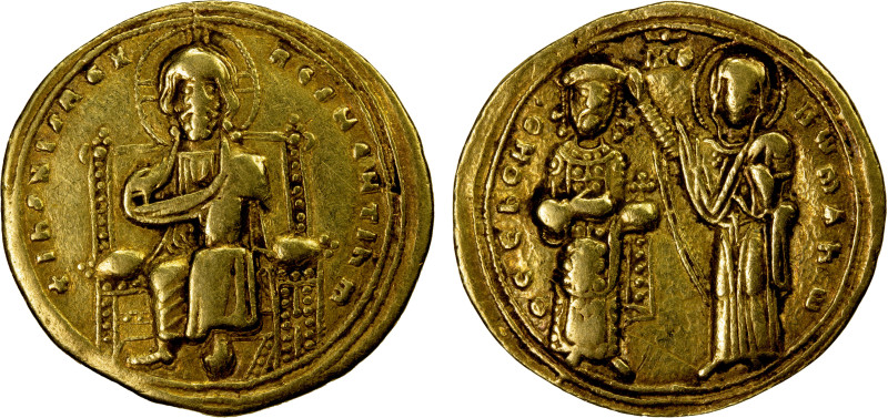 BYZANTINE EMPIRE: Romanus III Argyrus, 1028-1034, AV histamenon (4.32g), Constan...