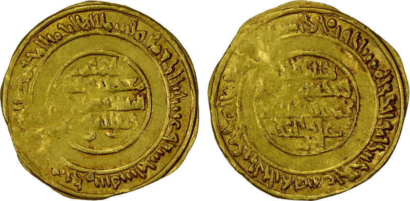 FATIMID: al-Mustansir, 1036-1094, AV dinar (3.44g), Dimashq, AH429, A-719.1, Nic...