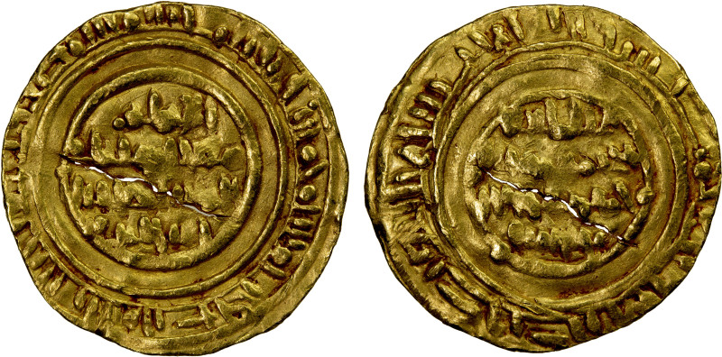 FATIMID: al-Mustansir, 1036-1094, AV dinar (4.15g), al-Mansuriya, AH435, A-719.1...