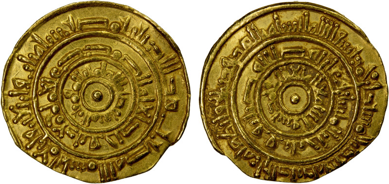 FATIMID: al-Mustansir, 1036-1094, AV dinar (4.02g), Misr, AH443, A-719A, Nicol-2...