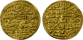 OTTOMAN EMPIRE: Süleyman I, 1520-1566, AV sultani (3.47g), Misr, AH932, A-1317, Misr used the actual date until AH943, thereafter only the accession d...