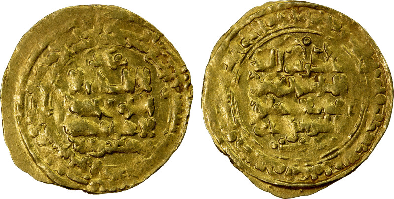 GREAT SELJUQ: Muhammad I, 1099-1118, AV dinar (2.26g), Burujird, AH49x, A-1683.1...