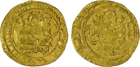GREAT SELJUQ: Muhammad I, 1099-1118, AV dinar (4.48g), al-Ahwaz, AH511, A-1683.1, citing the caliph al-Mustazhir, VF.
Estimate: USD 260 - 325