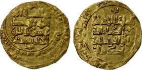 GREAT SELJUQ: Sanjar, 1118-1157, AV dinar (3.66g), Nishapur, AH520, A-1686, choice EF, R.
Estimate: USD 240 - 300