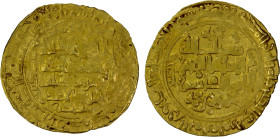 SELJUQ OF WESTERN IRAN: Mahmud II, 1118-1131, AV dinar (3.90g), al-Ahwaz, AH515, A-1688, fully clear mint & date; citing the Great Seljuq Sinjar with ...