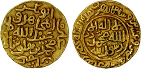 DELHI: Muhammad III b. Tughluq, 1325-1351, AV tanka (10.99g), Hadrat Delhi, AH725, G-D340, with the title al-mujahid fi sabil Allah, "the warrior in t...