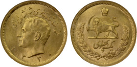 IRAN: Muhammad Reza Shah, 1941-1979, AV pahlavi, SH1330, KM-1162, low relief (high relief is type KM-1150), NGC graded MS64.
Estimate: USD 425 - 500