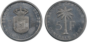BELGIAN CONGO: Ruanda-Urundi, 5 francs, 1956, KM-E4, essai, with engravers initials D.B, a superb quality example! PCGS graded Specimen 65.
Estimate:...
