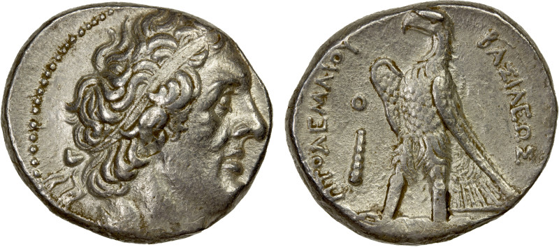 EGYPT (PTOLEMAIC): Ptolemy II Philadelphos, 285-246 BC, AR tetradrachm (14.03g),...