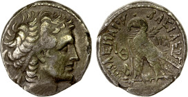 EGYPT (PTOLEMAIC): Kleopatra VII Thea Neotera, 51-30 BC, AR tetradrachm (12.18g), Alexandria, year 9 (44/3 BC), Svoronos-1823, SNG Copenhagen-403, dia...