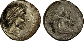 SELEUKID KINGDOM: Antiochos I Soter, 281-261 BC, AR drachm (3.91g), Aï Khanoum, ca. 280-271 BC, SC-431.3, diademed head right, with elderly features /...