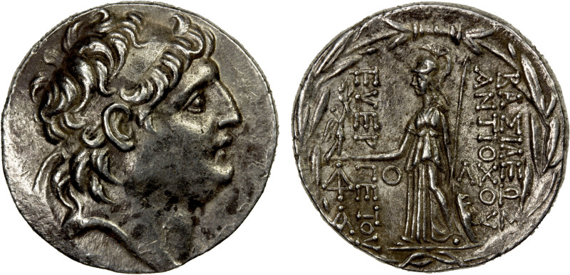 SELEUKID KINGDOM: Antiochos VII Euergetes (Sidetes), 138-129 BC, AR tetradrachm ...