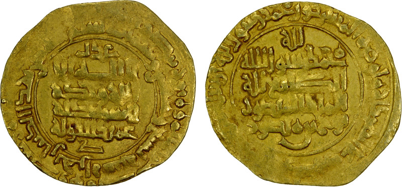SAMANID: Nuh III, 976-997, AV dinar (3.45g), Herat, AH379, A-1468, citing the Si...