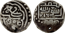 TIMURID: temp. Shahrukh, 1405-1447, AR dirham (aka Miri, = ¼ tanka) (1.34g), NM, AH816, A-A2401, Zeno-44569 (this piece), date in words on the obverse...