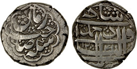 DURRANI: Uncertain Ruler, 1825, AR rupee (10.07g), Ahmadshahi (= Qandahar), AH1241, A-C3138, obverse legend sekke-ye saheb zeman ("coin of the ruler a...