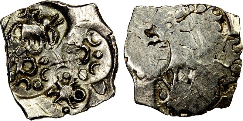 VIDARBHA: Punchmarked, ca. 500-350 BC, AR ½ karshapana (1.67g), Pieper-135 (this...