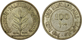 PALESTINE: British Mandate, AR 100 mils, 1934, Y-7, KM-7., better date, EF, R.
Estimate: USD 140 - 180