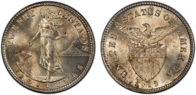 PHILIPPINES: U.S. Territory, AR 20 centavos, 1918-S, KM-170, nice light toning, a superb mint state example! PCGS graded MS65.
Estimate: USD 160 - 22...