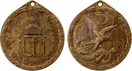 GERMANY: Wilhelm II, 1888-1918, AE medal, 1901, Grönegreß-1272, The China Medal (China-Denkmünze); DEN SIEGREICHEN STREITERN / 1900 CHINA 1901, crowne...