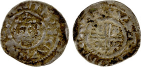 ENGLAND: Richard I, 1189-1199, AR penny (1.49g), Canterbury, ND (1190-4), North-967, Spink-1347, class IIIb, struck in the name of Henry II, short cro...