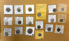 ROMAN EMPIRE: LOT of 18 silver coins, including denarius: Septimius Severus, Julia Domna (2 pcs), Caracalla (3), Elagabalus, and Severus Alexander (2)...