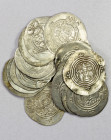 SASANIAN KINGDOM: Khusro II, 591-628, LOT of 20 silver drachms, includes the mints of AHM, ARM, AY, BYSh, LAM, ML, MY, NY, PL, ShY, ST, WYH, and WYHC,...