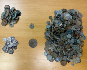 MEDIEVAL ISLAMIC: LOT of about 770 pieces, including three groups: (1) about 685 copper coins, including Umayyad, Abbasid, Civic Copper, Sogdian, Ilkh...