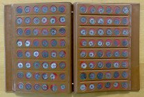 VIETNAM: ANNAM: LOT of 480 coins (ca. 18th-20th Century AD), large format album filled with Vietnamese cash coins mostly from the 18th to early 20th c...