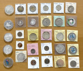 WORLDWIDE: LOT of 30 coins, featuring Birds, including from Congo Democratic Republic (1 pc), Cook Islands (2), Costa Rica (1), Cuba (2), Equatorial G...