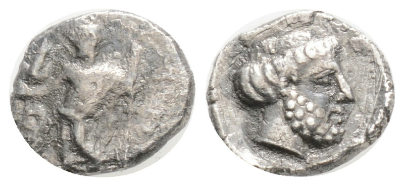 CILICIA, Tarsos. Tiribazos, satrap of Lydia, (Circa 388-380 BC)
AR Obol (9.5 mm,...
