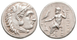 KINGS OF MACEDON. Philip III Arrhidaios (323-317 BC). Drachm. Sardes.
Obv: Head of Herakles right, wearing lion skin.
Rev: ΦΙΛΙΠΠΟΥ. Zeus seated left ...