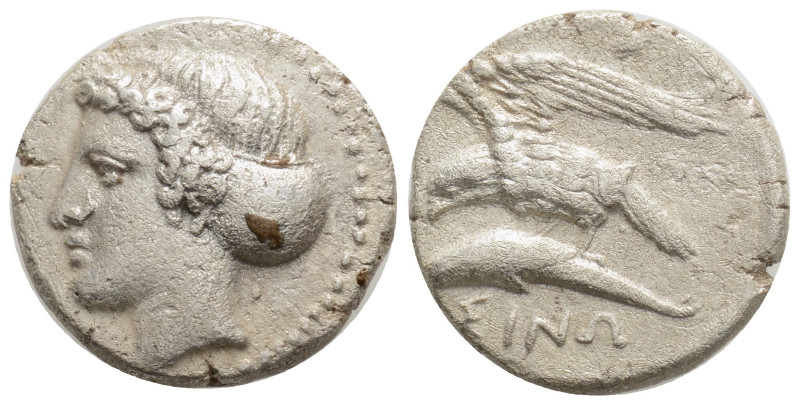 Greek, Paphlagonia. Sinope circa 410-350 BC. Drachm AR
18,2 mm., 5,8 g.Head of n...