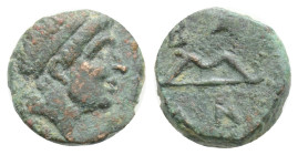 KINGS OF SELEUKID Antiochos 281-261 BC. AE (Bronze, 9,3 mm, 0,95 g ),