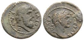 MYSIA. Pergamon. Trajan (98-117). Ae.
Obv: AYT TPAIANOC CEB. Laureate head of Trajan right.
Rev: ZEVC ΦIΛIOC. Laureate head of Zeus Philios right. SNG...