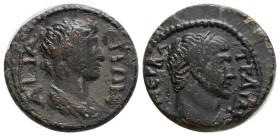 MYSIA, Attaea, Trajan (98-117 AD). Ae.
Obv: ΑΥΤ ΝΕΡ...ΤΡΑΙΑNOC, laureate head to right.
Rev: ΑΤΤΑEΙΤΩΝ, draped bust of the Senate to right. RPC III 17...