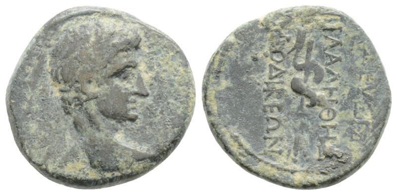 PHRYGIA. Laodicea ad Lycum. Augustus (27 BC-14 AD). Ae. Zeuxis Philalethes, magi...