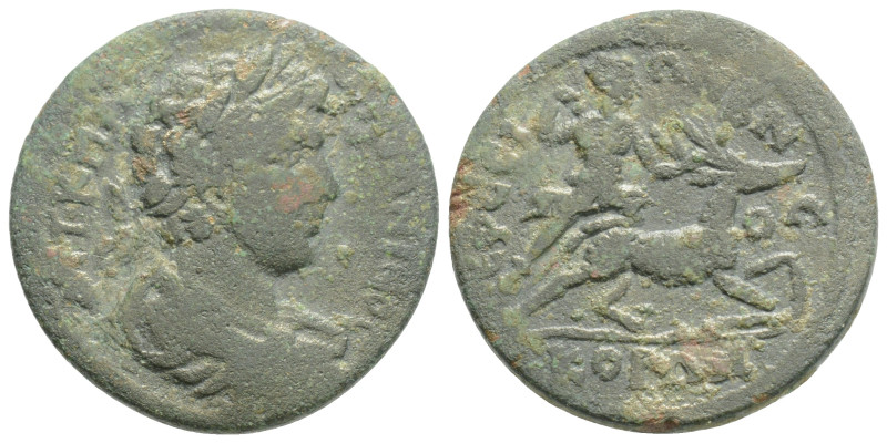 IONIA. Ephesus. Caracalla (198-217). Ae.
Obv: AV M AVP ANTΩNЄINOC. Laureate and ...